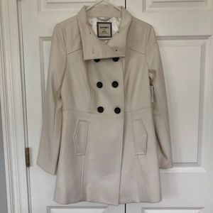 NWT Cream Pea Coat - Size S